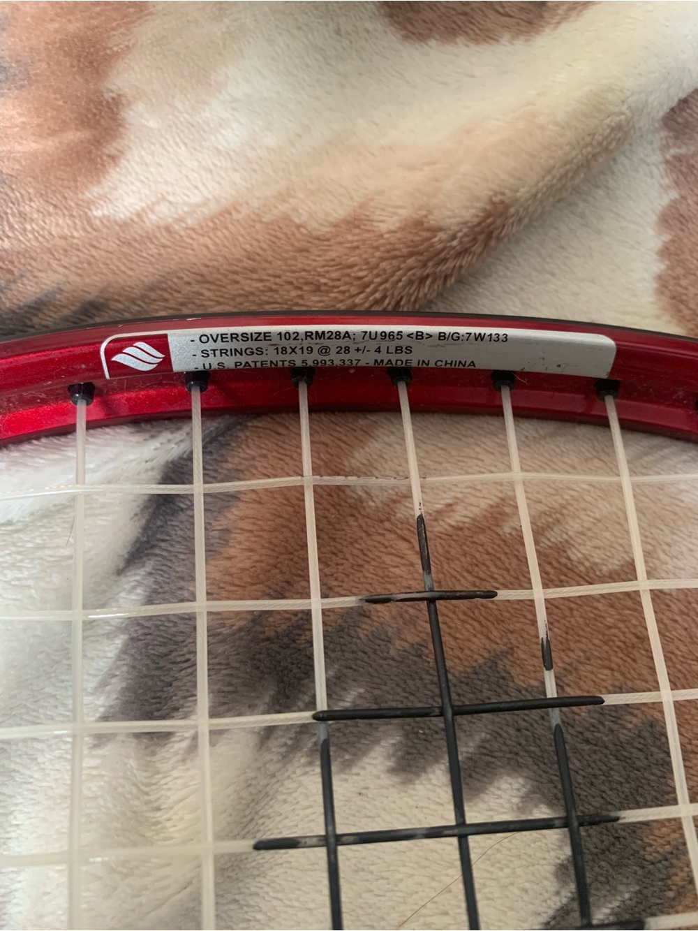 Ektelon Ripstick Racquetball Racquet F3 Stability Pre Owned - Picture 6 of 7